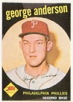 1959 Topps Baseball Cards      338     Sparky Anderson RC